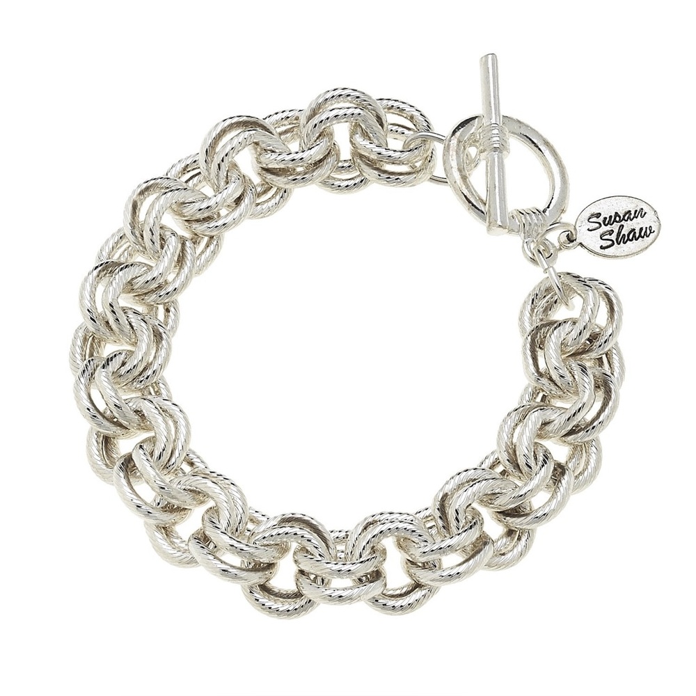 Susan Shaw Double Link Chain Bracelet